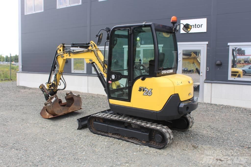 Yanmar SV 26 Mini kotrók < 7t
