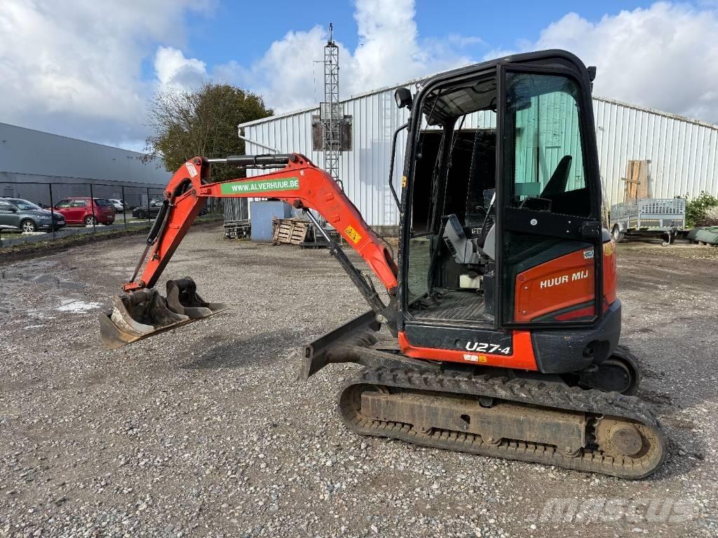 Kubota U 27-4 Mini kotrók < 7t