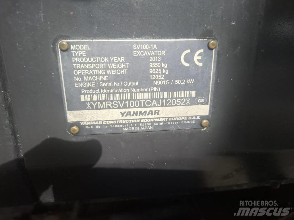 Yanmar SV 100-1A Közepes (midi) kotrók 7 t - 12 t