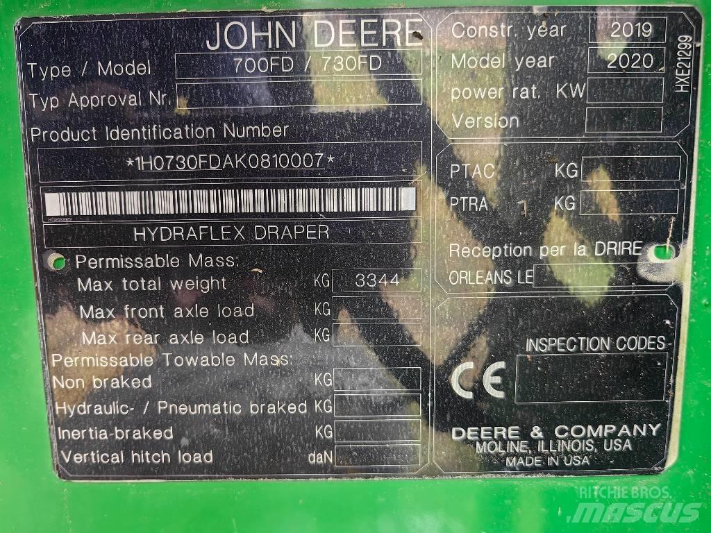 John Deere T 670 i Kombájnok