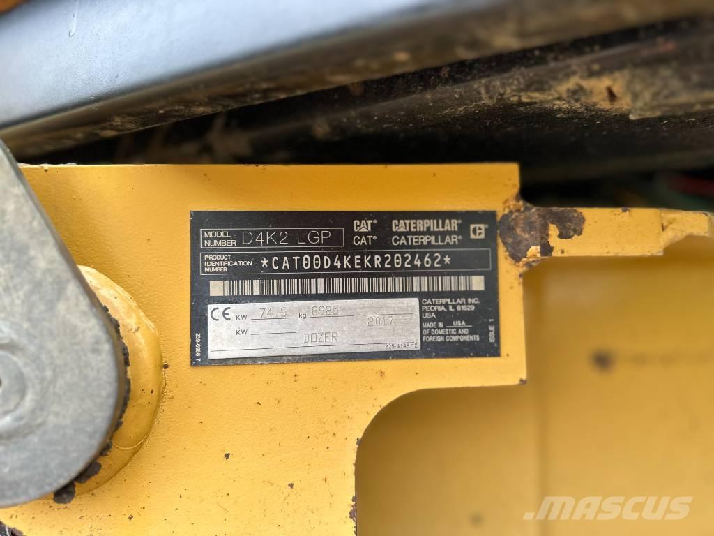 CAT D 4 K 2 LGP lánctalpas dózerek