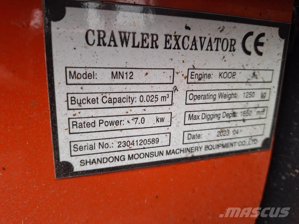  Moonsun MN12 Mini kotrók < 7t