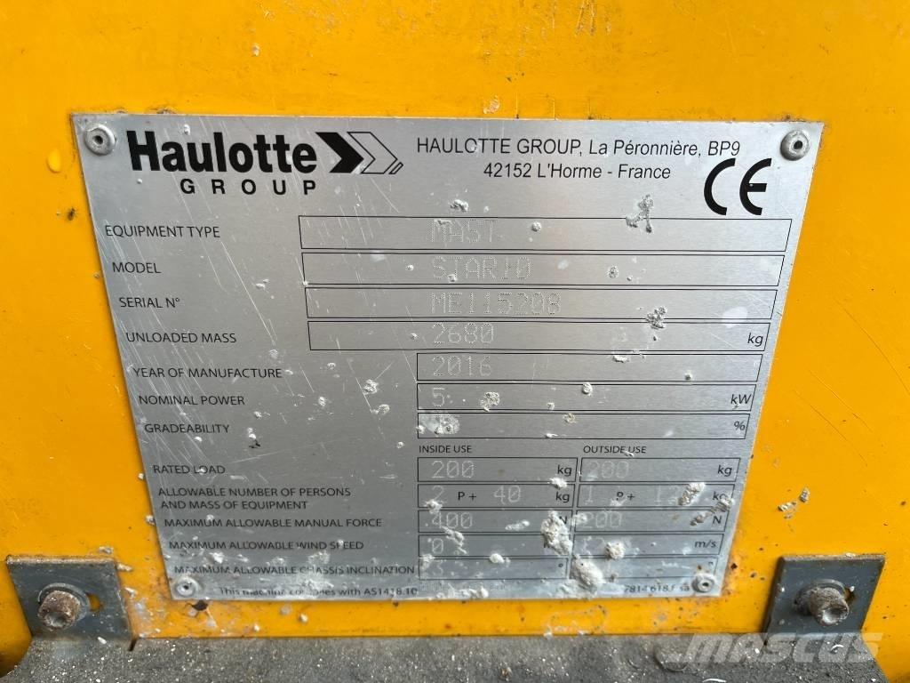 Haulotte Star 10 Személyemelők