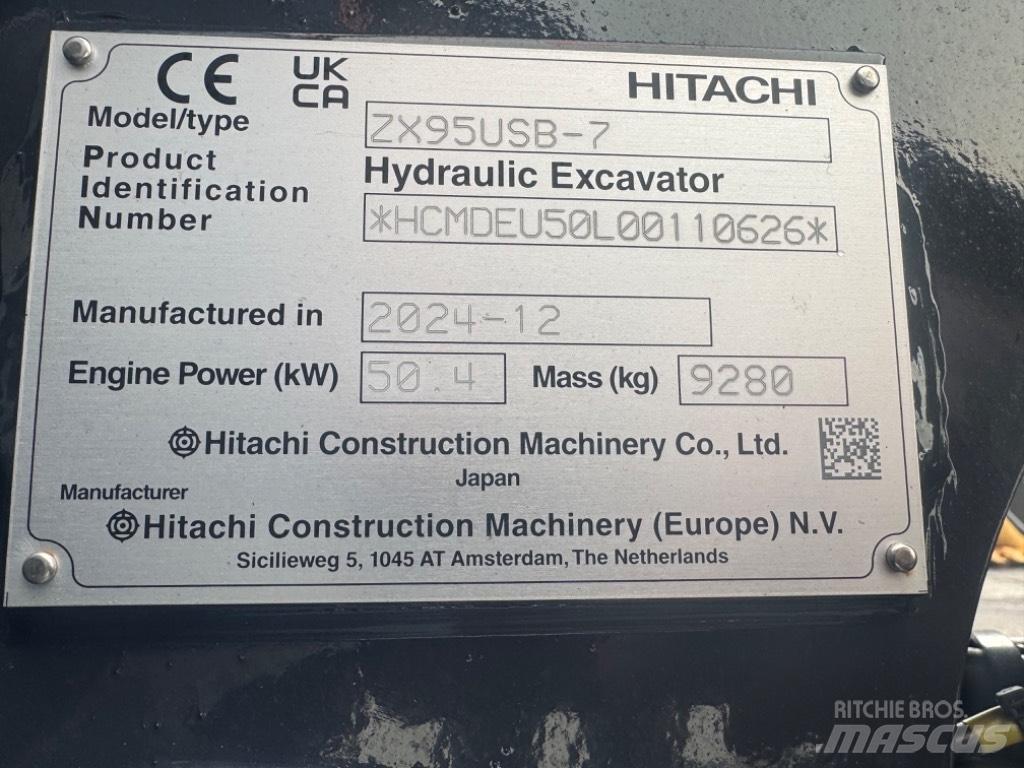 Hitachi ZX 95USB-7 Közepes (midi) kotrók 7 t - 12 t