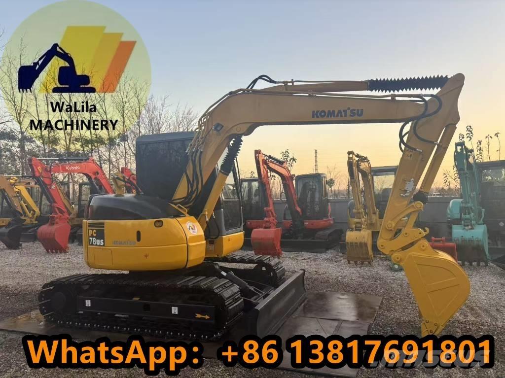 Komatsu PC 78 US Mini kotrók < 7t