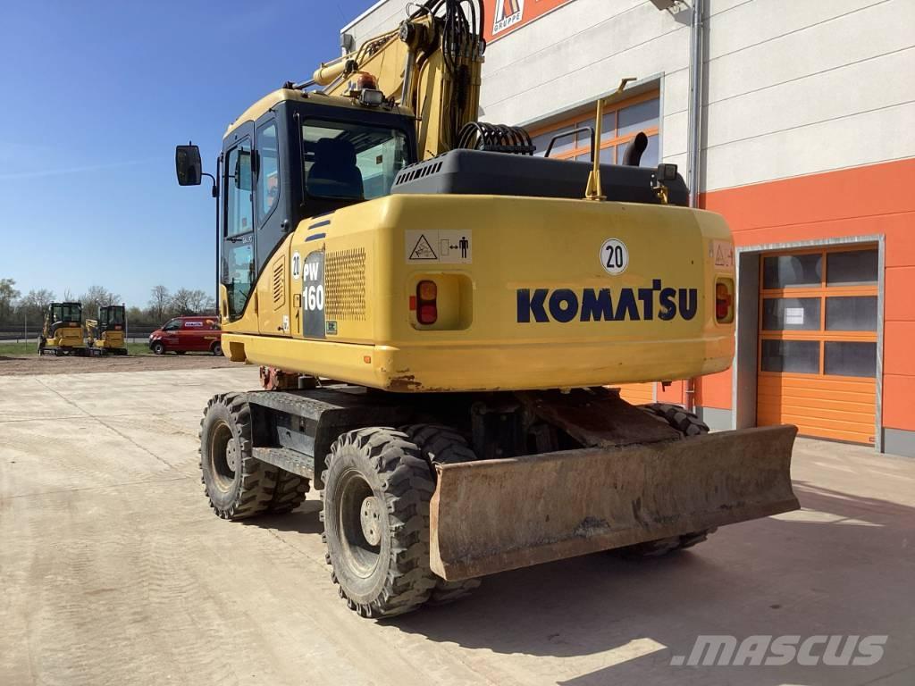 Komatsu PW 160-7E0 Gumikerekes kotrók