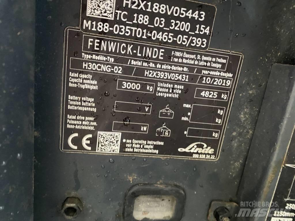 Linde H30CNG-02 Gázüzemű targoncák
