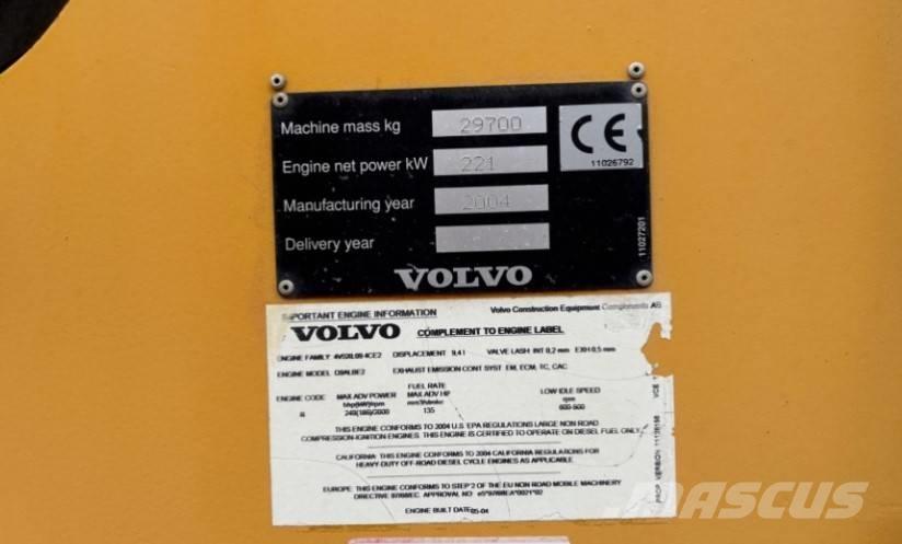 Volvo L 150 E Gumikerekes homlokrakodók