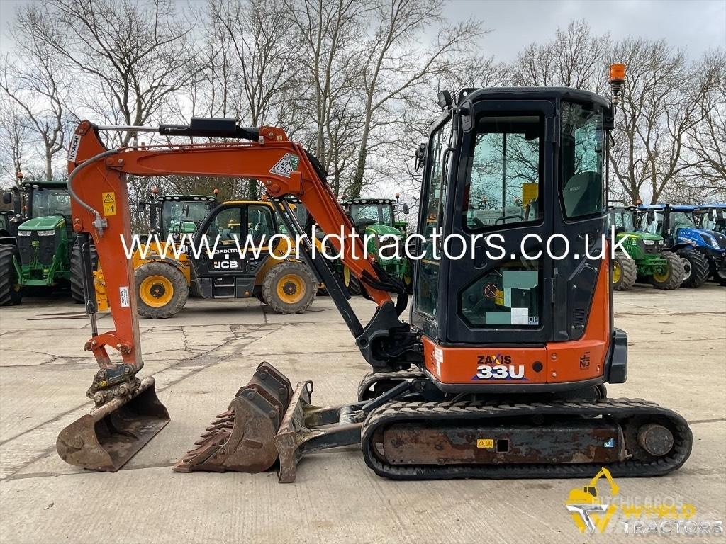 Hitachi ZX 33 U Mini kotrók < 7t