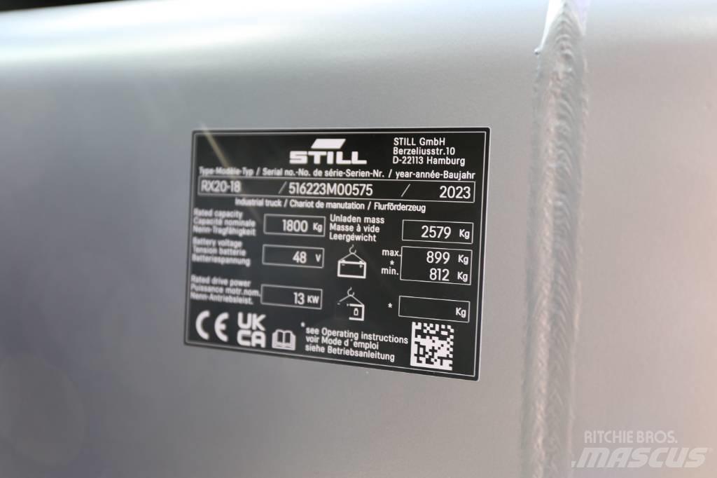 Still RX20-18 Elektromos targoncák