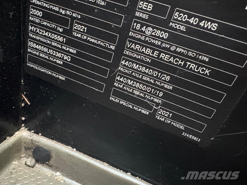 JCB 520-40 Teleszkópos rakodók