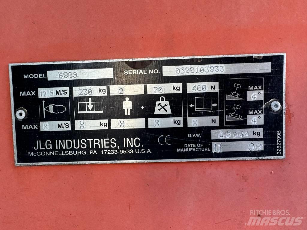 JLG 680 S Teleszkópos emelők