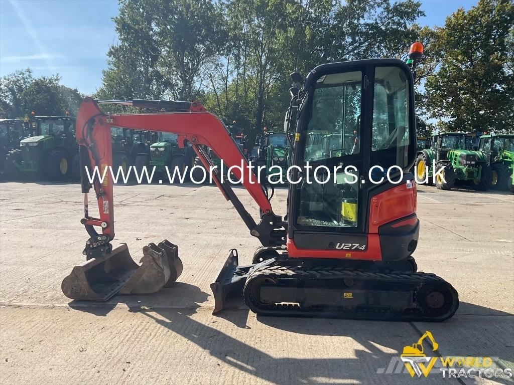 Kubota U 27-4 Mini kotrók < 7t