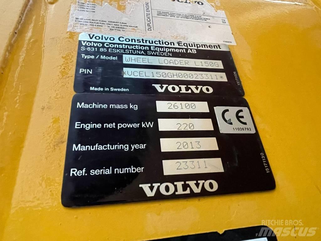 Volvo L 150 G Gumikerekes homlokrakodók