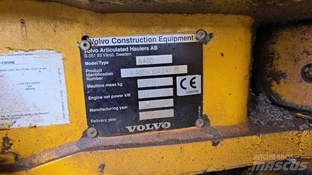 Volvo A 40 D Csuklósdömperek