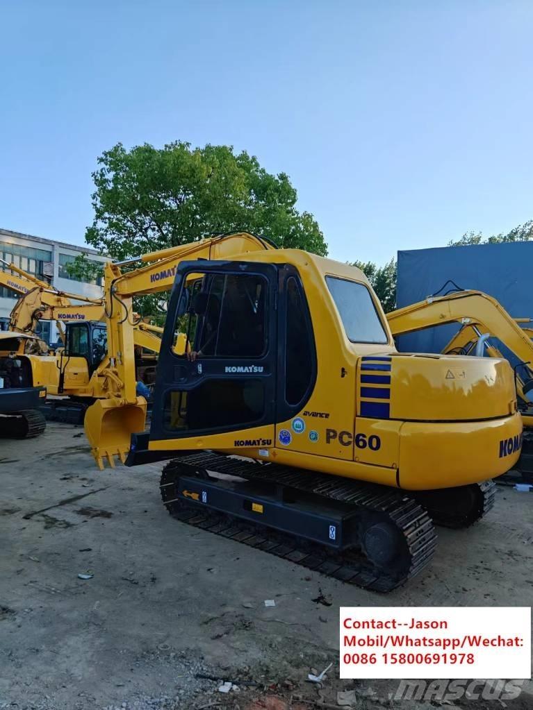 Komatsu PC 60 Mini kotrók < 7t