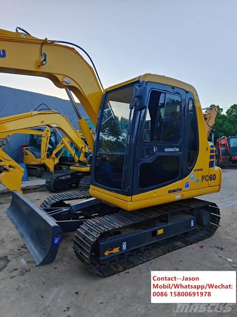 Komatsu PC 60 Mini kotrók < 7t