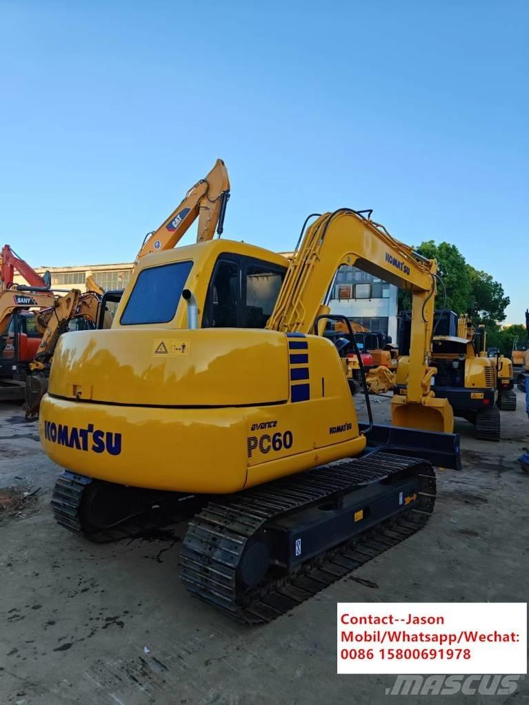 Komatsu PC 60 Mini kotrók < 7t