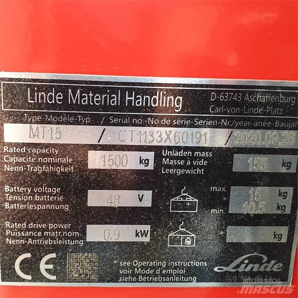 Linde MT15 Alacsony emelőkocsi