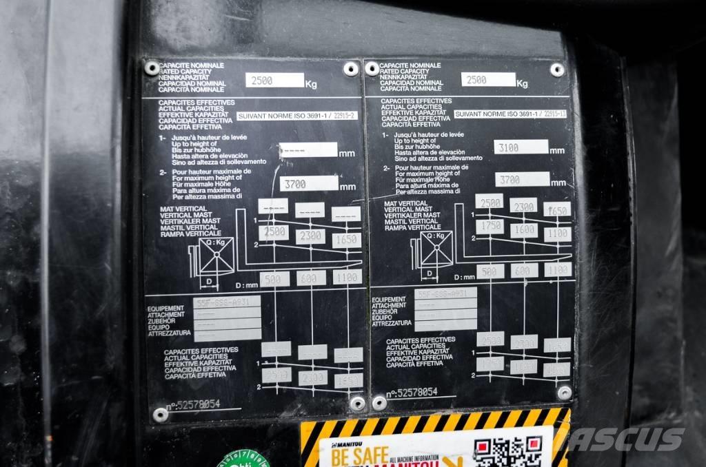Manitou MC 25-4 D Dízel targoncák