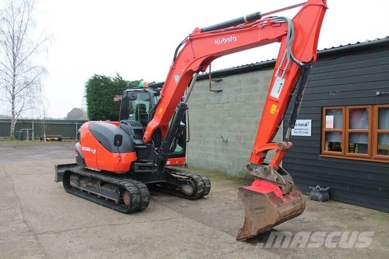 Kubota KX 080-4 Közepes (midi) kotrók 7 t - 12 t