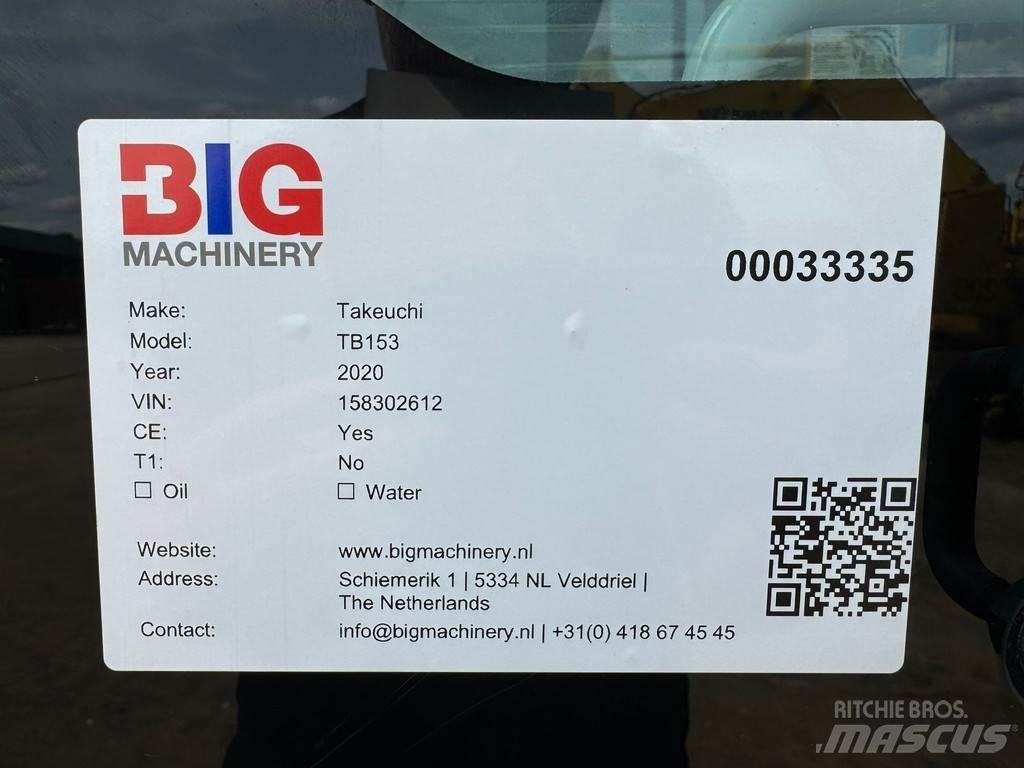 Takeuchi TB153FR Mini kotrók < 7t