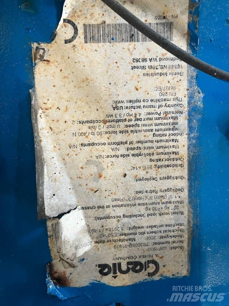 Genie GS 1930 Ollós emelők