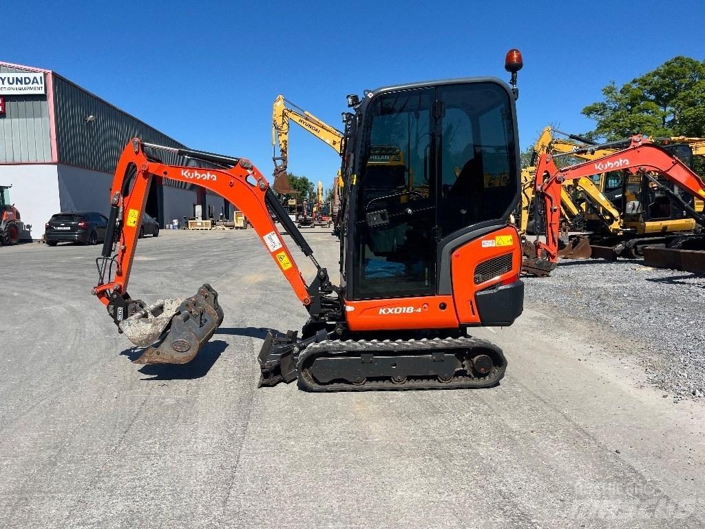 Kubota KX 018-4 Mini kotrók < 7t