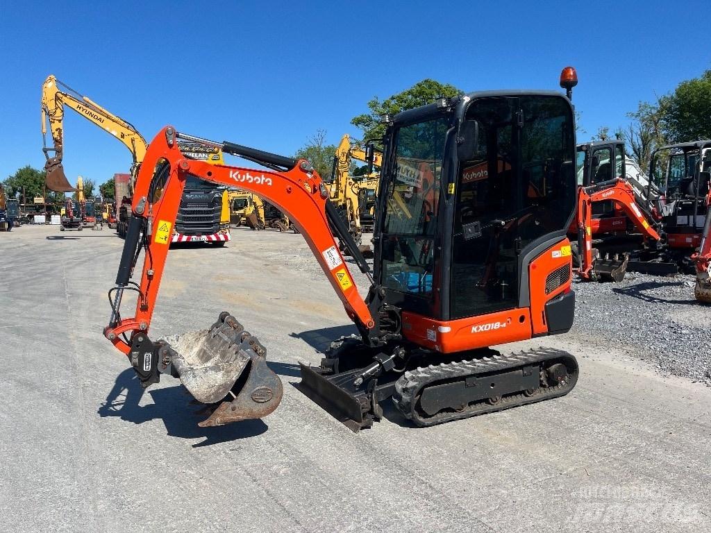 Kubota KX 018-4 Mini kotrók < 7t