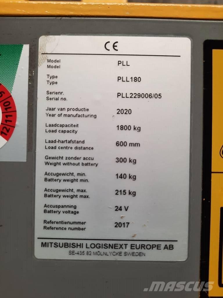 UniCarriers PLL180 Alacsony emelőkocsi