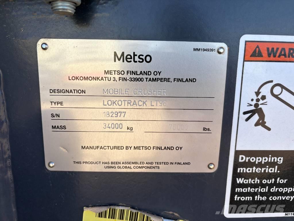 Metso LT 96 Komplett üzemek