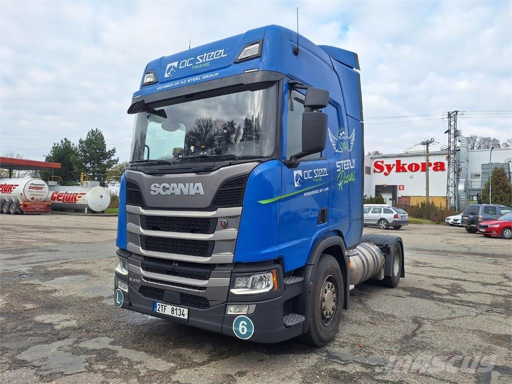 Scania R 410 LNG Nyergesvontatók