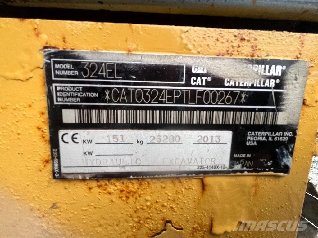 CAT 324 E Lánctalpas kotrók