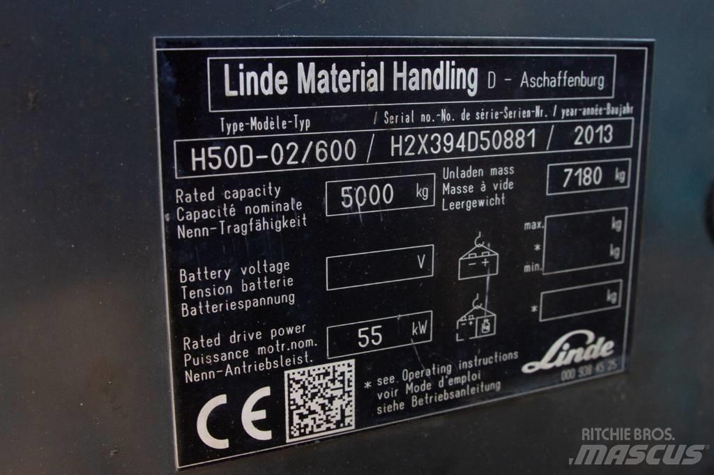 Linde H50D-02/600 Dízel targoncák