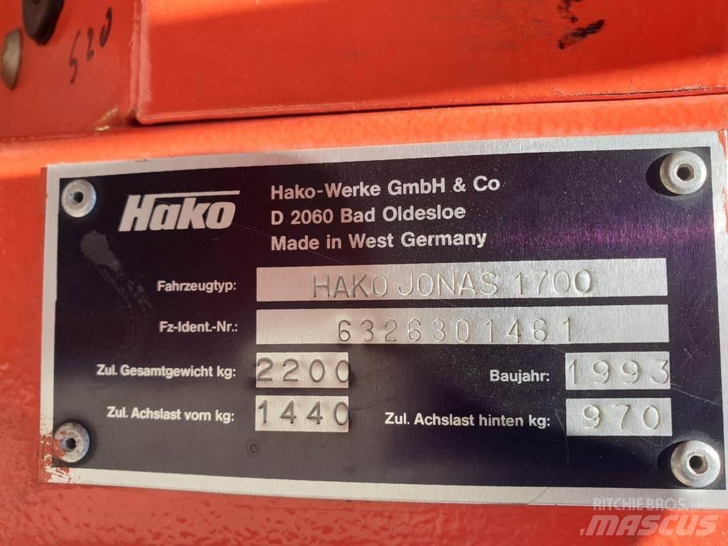 Hako Jonas 1700 Úttakarító gépek
