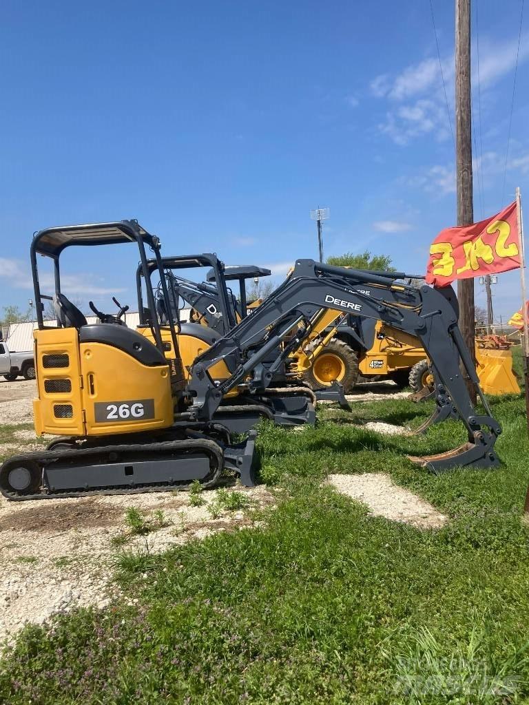 John Deere 26G Bontásra használt kotrók