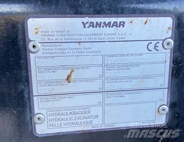 Yanmar B95W Gumikerekes kotrók