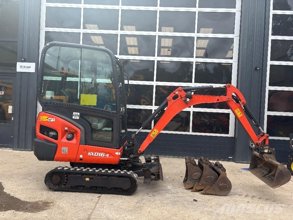 Kubota KX 016-4 Mini kotrók < 7t