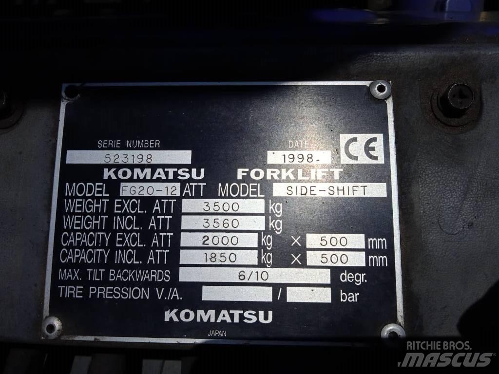 Komatsu FG20-12 Gázüzemű targoncák