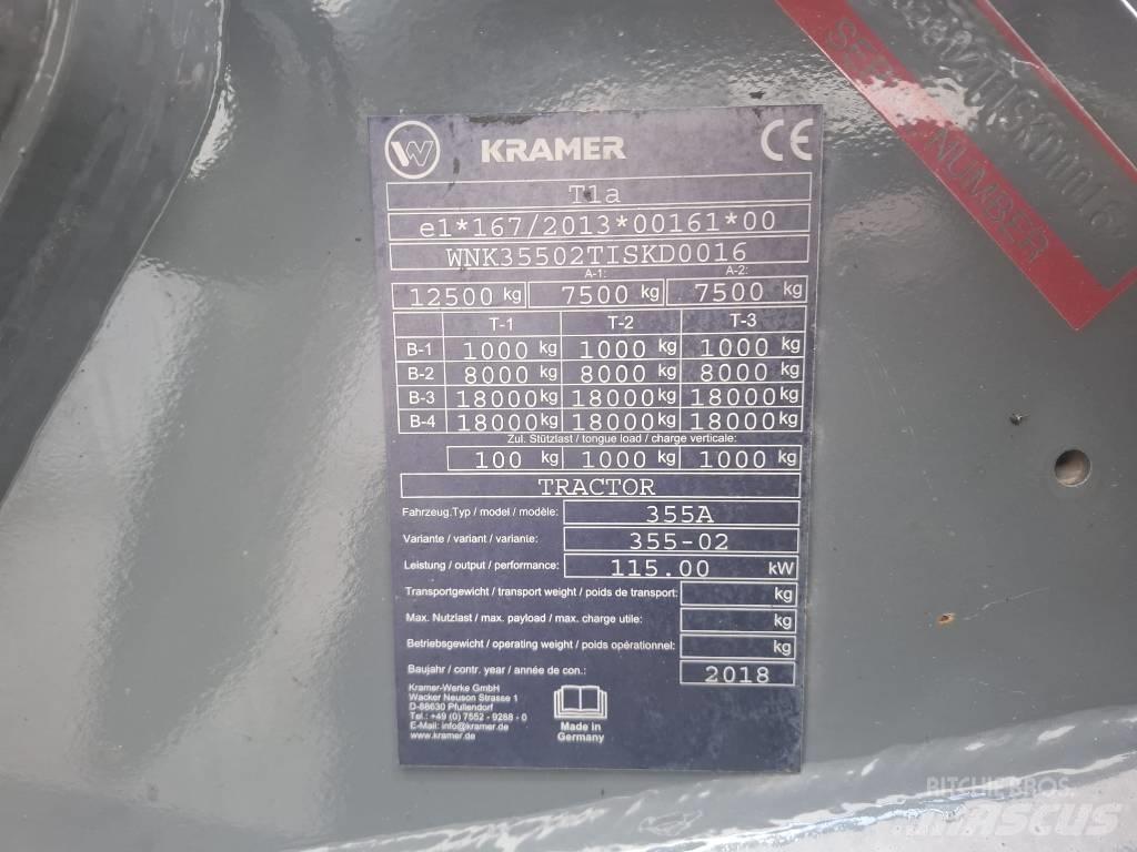 Kramer 8155 Gumikerekes homlokrakodók
