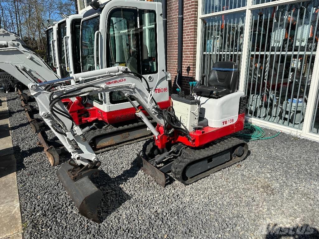 Takeuchi TB 108 Mini kotrók < 7t