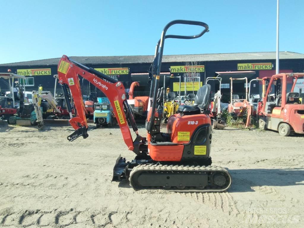 Kubota U 10-3 Mini kotrók < 7t
