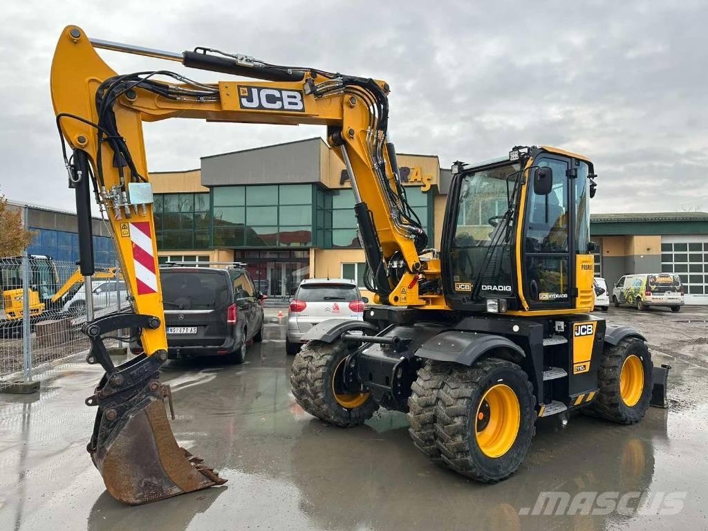 JCB HYDRADIG 110W Gumikerekes kotrók