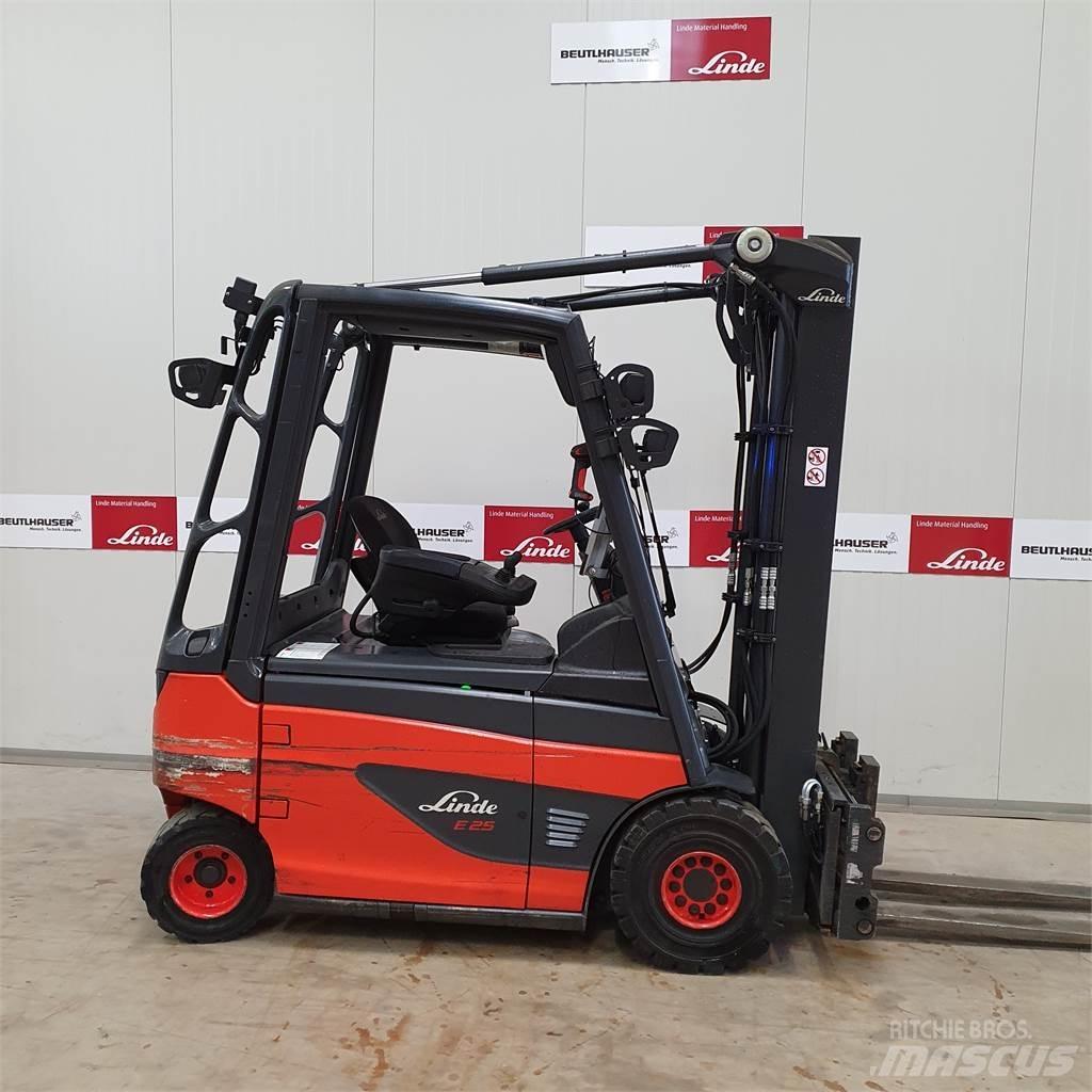 Linde E25 Elektromos targoncák
