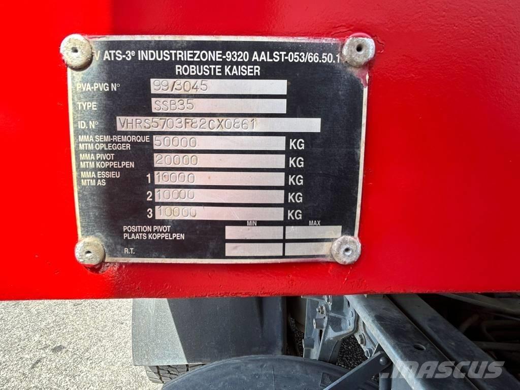 Kaiser SSB35 Mélybölcsős félpótkocsik
