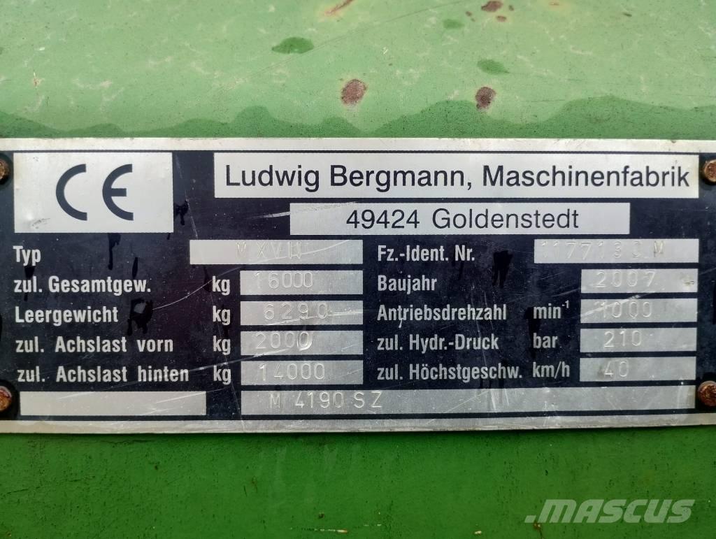 Bergmann M 4190 SZ Egyéb mezőgazdasági gépek