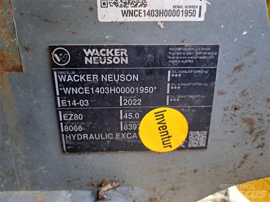 Wacker Neuson EZ80 Lánctalpas kotrók
