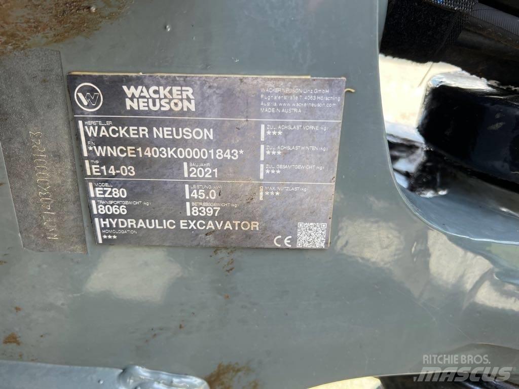 Wacker Neuson EZ80 Lánctalpas kotrók