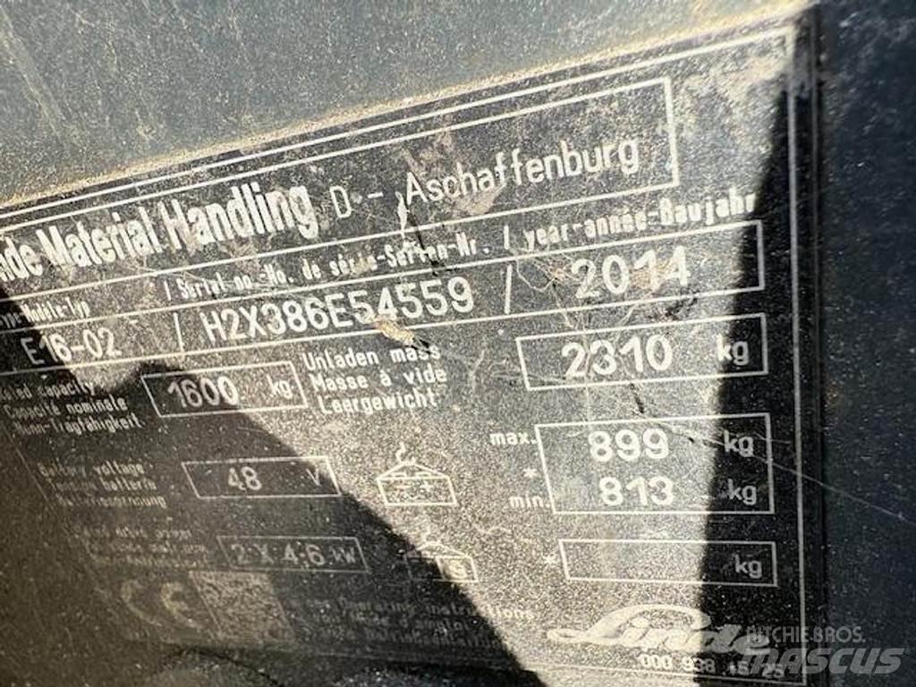 Linde E16-02 Targoncák-Egyéb