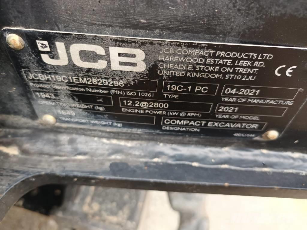 JCB 19 C-1 Mini kotrók < 7t